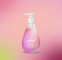 gel hand wash - rose water, 12 fl oz