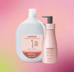 foaming hand wash - vanilla + raspberry, 10 fl oz