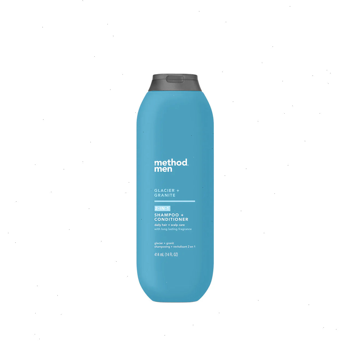 2-in-1 shampoo + conditioner - glacier + granite, 14 fl oz