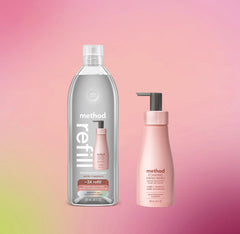 foaming hand wash starter set - vanilla + raspberry, 38 fl oz